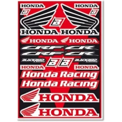 Kit decoratie motor sticker set Blackbird Racing Honda