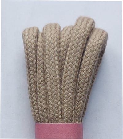Strickers Veter - Beige - Extra Dik Rond - Lengte 90 cm - Dikte 4,5 mm - Schoenveter