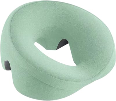Ergonomisch Ligkussen Memory Foam – Ademend Massage Kussen & Gezichtssteun Kussen voor Schoonheidssalon - Groen