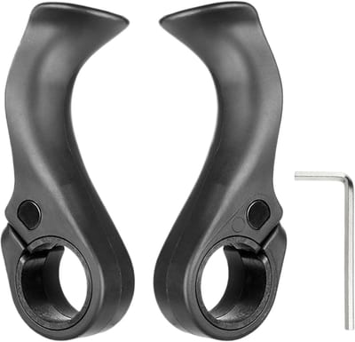 Fiets Stuurverlenger - Ergonomische Handvatten - Comfortabel Fietsen - Verstelbare Grip - 22.2mm Diameter - Zwart