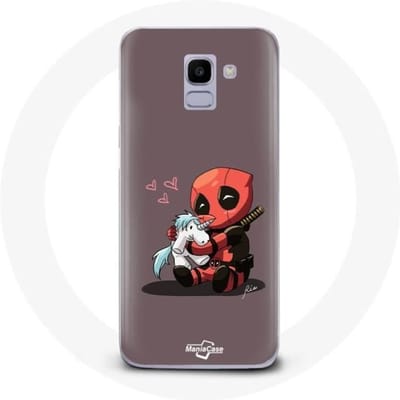 Case voor Samsung Galaxy A8 2018 DeadPool Eenhoorn Eenhoorn