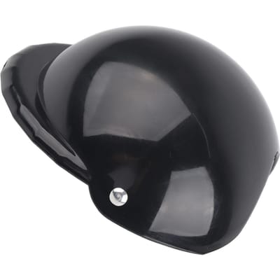 Casque de moto pour chien de compagnie Chapeau de cyclisme Pièce de tête Fournitures d'extérieur(Noir M) Black black