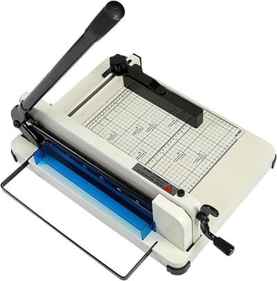 Papier Snijmachine - Papier Snijder - Precisie Snijden - Veiligheidskap - A4 315mm Breedte - Zwart