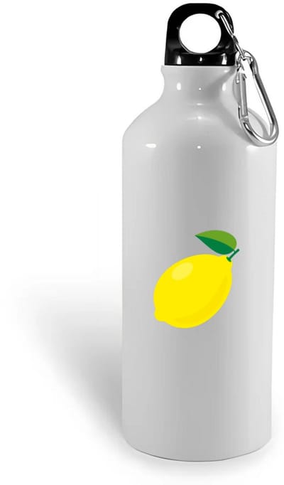 Hacebo® - Citroen waterfles - Fruitschaal - fruit liefhebbers - Citrusvrucht - limoen - water fles - 400ML