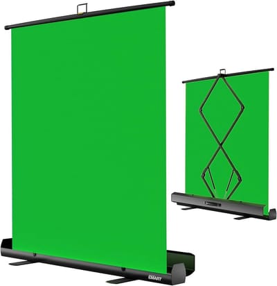 Groen Scherm - Fotostudio Achtergrond - Professionele Opnames - Kreukbestendig Polyester - 155x200cm - Groen
