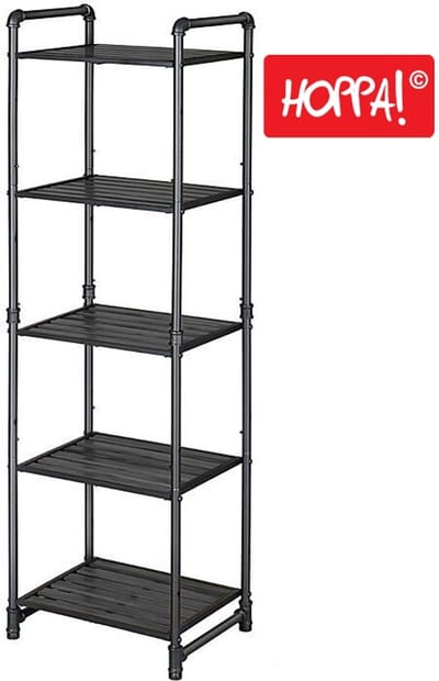 Hoppa! Opbergrek - Zwart - 40x30x130 (B x D x H)