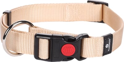 Flamingo Ziggi - Halsband Honden - Halsband Ziggi Beige L 45-65cm 25mm - 1st - 124847 - 1st