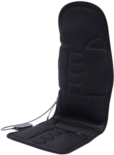 JOYNEXTBUY - Massage Stoelkussen met Verwarming - Elektrisch Massagekussen voor Nek en Rug - Vibrerend - Auto, Thuis en Kantoor