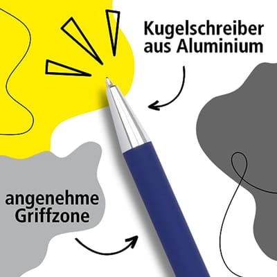 Comfortabele Soft Metal Balpen met Verwisselbare Vulling - Zwart Schrijfgemak en Zachte Grip