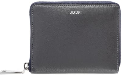 JOOP! Leren Portemonnee Lantea Blocking Nisa Purse Castlerock Donkergrijs