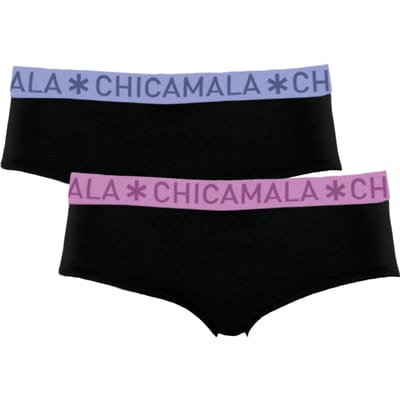 Chicamala – Meisjes Briefs – 2 Pack – Normale Lengte – Onderbroek Meisjes – Kinderkleding – Meisjes Ondergoed – 95% Katoen – Meisjeskleding