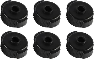 Snelspanmoer Drumstel - Bekkenmoer Kit - Drummen Optreden - Veersysteem Snelle Montage - 6 stuks - Zwart