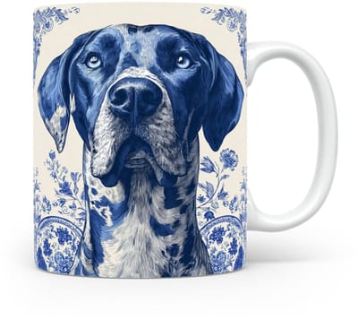 Mok Great Dane Beker voor koffie of tas voor thee, cadeau voor dierenliefhebbers, moeder, vader, collega, vriend, vriendin, kantoor, opa, oma, hond, kerst, sinterklaas, verjaardag