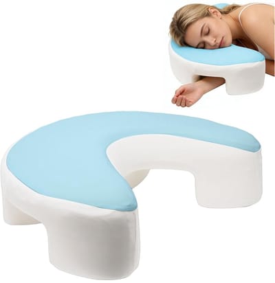 Dailygoods- Zijslaapkussen Ergonomisch - Orthopedisch Neksteunkussen - Traagschuim - Wasbare Overtrek - Armgatontwerp - Ontlasting Nek en Schouders - Slaapkussen