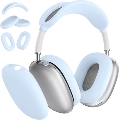 Ultra-dunne siliconen beschermhoes voor Airpods Max, zachte en krasbestendige case voor hoofdtelefoons, ideaal voor dagelijks gebruik en bescherming