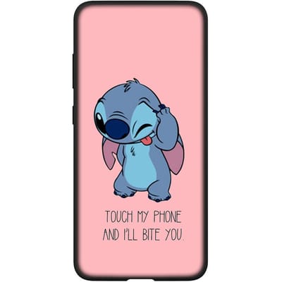 Telefoonhoesje voor Samsung Galaxy S25 S23 S22 S21 S24 Ultra FE A05 A06 A15 A16 A36 A37 A35 A54 A55 A56 A57 A25 A26 A53 A17 Blauw Lilo Stitch Schattige Cover for Samsung Galaxy A02 ecru