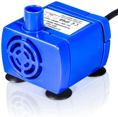 Dailygoods - Waterpomp - Automatisch - Energiebesparend - Blauw - Voor huisdieren - Ideaal voor fontein - Voor katten