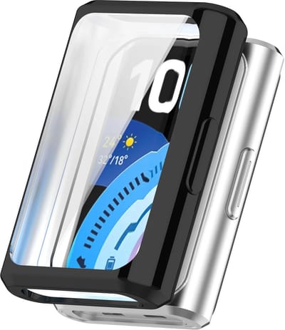 Strap-it TPU Case geschikt voor Huawei Band 11 Pro - Bescherming tegen stoten & krassen - Screenprotector - Beschermend hoesje - Optimale bescherming - Zwart