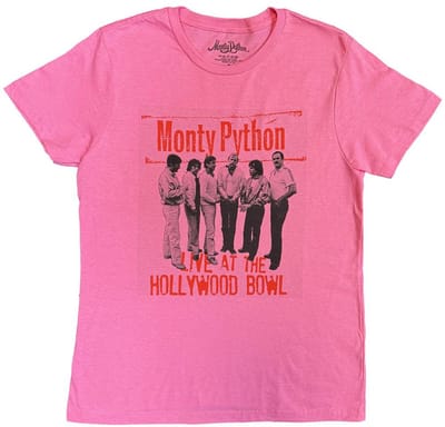 Monty Python - Hollywood Bowl Dames Tshirt - S - Roze