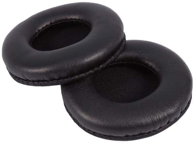 Dailygoods- Oorkussens Zacht Schuim - Vervangingsset voor Hoofdtelefoon - Donut-Stijl - Geschikt voor 72-75 mm - PU Leer - Optimaal Comfort