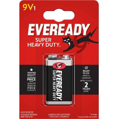 Eveready SHD 9V batterij (blok) Zink-kool 9 V 1 stuk(s)