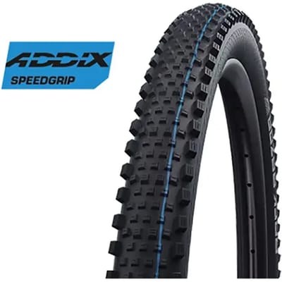 Zachte band Schwalbe Rock Razor 27,5x2,60 Hs452 Evo Super Trail Tubel, Addix Speedgrip