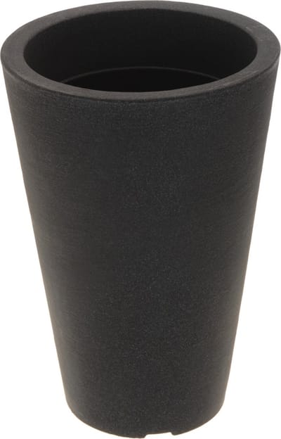 Bloempot capri rond d 24 cm antraciet