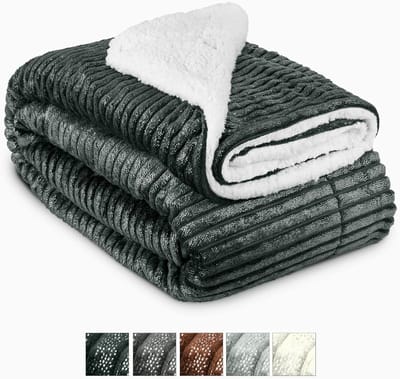 Extra Zachte Fleece Deken 220 x 240cm - Pluizige Plaid voor Woonkamer en Slaapkamer - Ideaal voor de Winter