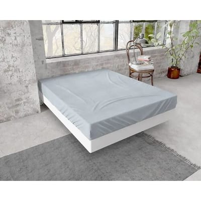 Dreamhouse Hoeslaken Flanel Grijs - 160 x 200/210 cm + 30 cm hoekhoogte
