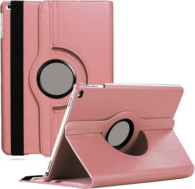 Draaibaar hoesje geschikt voor iPad 6e generatie 9.7 inch 2018 A1893, A1954 360 Graden Kunstleer Stevig Volledige Bescherming