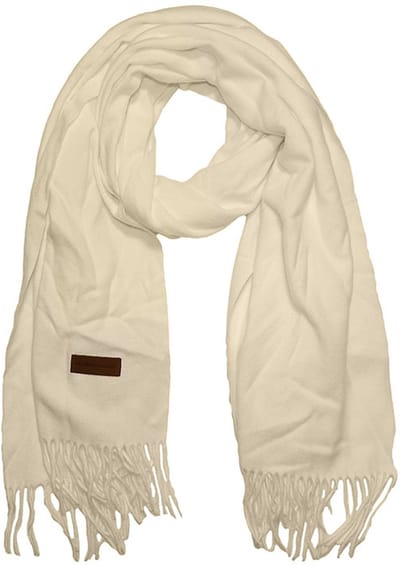 Figuretta Alpaca Langwerpige Sjaal Off White