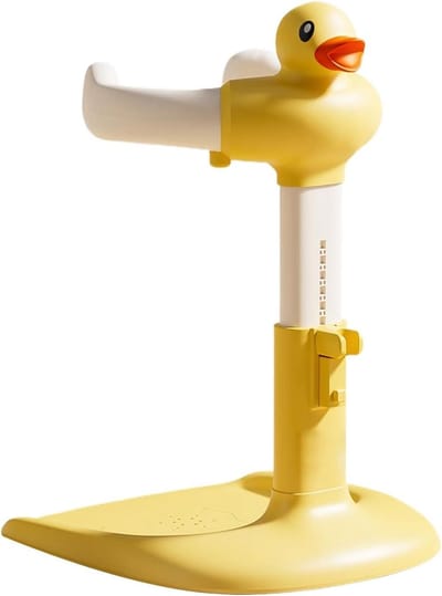 Baby Douche Stoel - Babydouchekop Houder - Veilig Baden - Verstelbaar & Antislip - 35x35x58cm - Wit