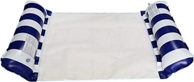 Bovista Luxe Waterhangmat - Luchtbed Zwembad - Luchtmatras Opblaasbaar - Water Hangmat - Aqua Lounge - Donker Blauw