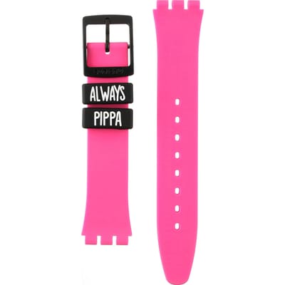 Swatch Plastic - Originals Medium (34mm) /Access/Solar/Musicall/Stop - G/SK/SL/SR/SS/SO28 AGE267 Pinkapippa Horlogeband