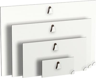 Magnetische schilderijhaken - Per stuk - Haak 50 x 100 + 1kg draagkracht - Ideaal voor werkruimtes met stalen wanden of kasten - Haak 50 x 100 + 1kg draagkracht