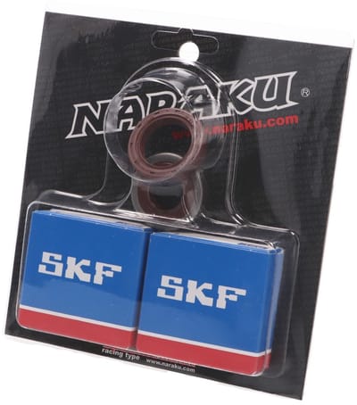 Krukas lagerset Naraku SKF C3 voor Minarelli AM6 50cc 2 Takt