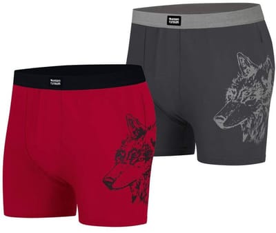 ATLAS FOR MEN - Set van 2 boxers fantasie - Heren - Verkrijgbaar in grote maten - XXL