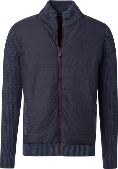 Casa Moda Expedition Gewatteerd Vest Opstaande Kraag - XXL