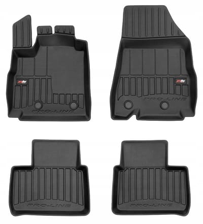 FROGUM 3D Gummimatten Set – Passend für Renault Arkana ab Baujahr 2019 – Hohe 6 cm Kanten – TPE – Geruchlos & Schwarz