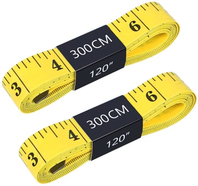 Dailygoods- Meetlint 300 cm Dubbelzijdig - Meetlint Lichaam - Flexibel Meetlint - Naaien - Duurzaam Vinyl - Gebruiksvriendelijk Ontwerp - Meetlint Voor Lichaamsafmetingen