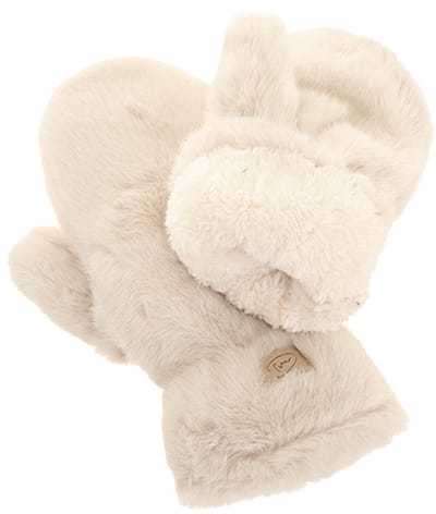 Ohau Naturel warme gevoerde dames wanten- one size winter- warme handen
