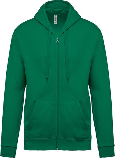 Kariban Sweater met rits en capuchon K479 - Kelly Green - XS