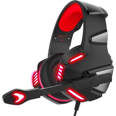 V3 3,5 mm bekabelde gamingheadset met ruisonderdrukking E-sports-oortelefoon Over-ear-koptelefoon 50 mm dynamisch