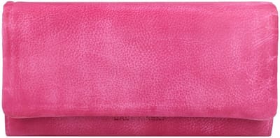 Jack Kinsky Nassau Portemonnee Leer 19 cm - Dames - Horizontaal - pink