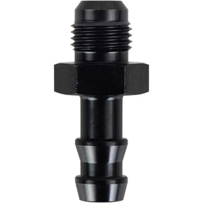 Slangpilaar Fitting Adapter Aluminium Brandstofleiding Adapter 6AN Mannelijk naar 3/8 Inch Push-on Slangpilaar Type1 zwart
