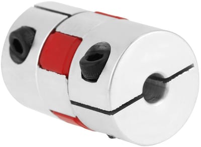 Flexibele Koppeling voor Motoren - OD20mm X L25mm - Aluminium Legering - CNC Geslepen Spider Koppeling met Hoge Precisie en Duurzaamheid