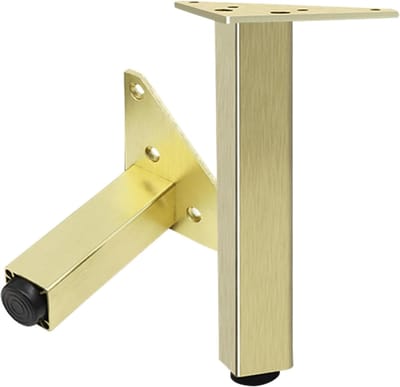 Tafelpoten - Meubelpoten Bankpoten - Meubels Verstevigen - Hoge Draagkracht 300kg - 23 cm - Goud
