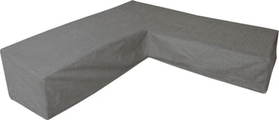 Eurotrail Waterdichte Hoes voor L Vormige Loungeset, Hoekbank, Cantonic 225x225x100/70 cm, Grijs