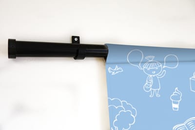 Wandkleed - Wanddoek - Patronen - Geboorte - Blauw - 180x180 cm - Wandtapijt