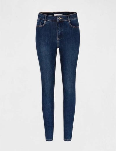 Morgan - Standard waisted slim jeans Brut 212-Pam - Color: Navy,Maat: 36